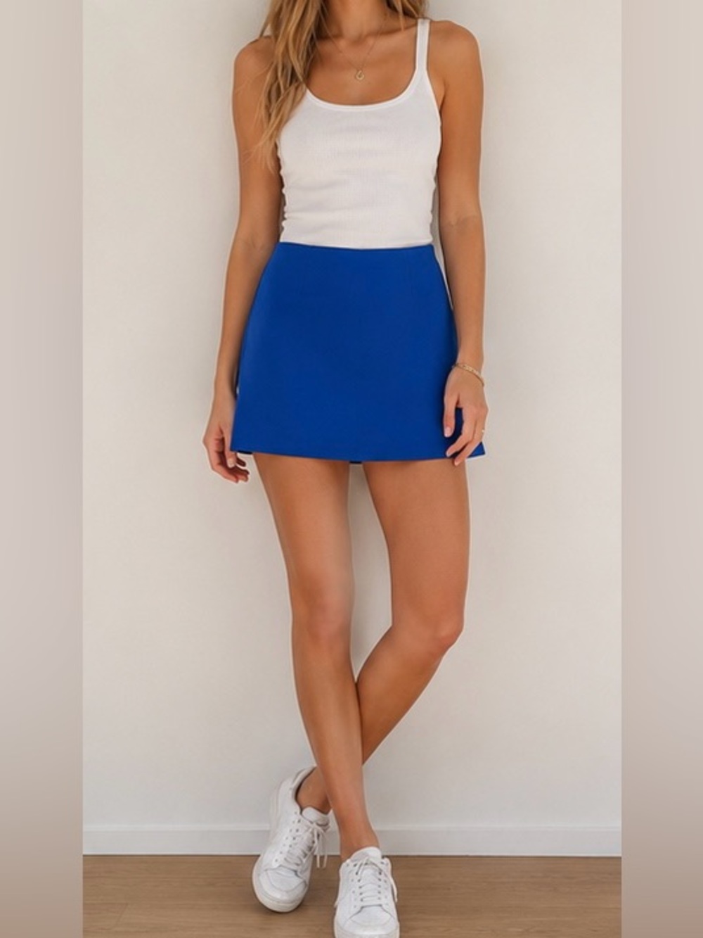 2010’s Abercrombie & Fitch Royal Blue A-Line Skort